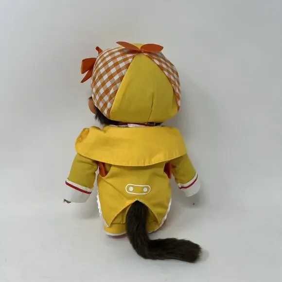 Milky Holmes Nero Monchhichi Plush Doll 2016 Limited Edition Japan Approx 8” - Picture 2 of 5